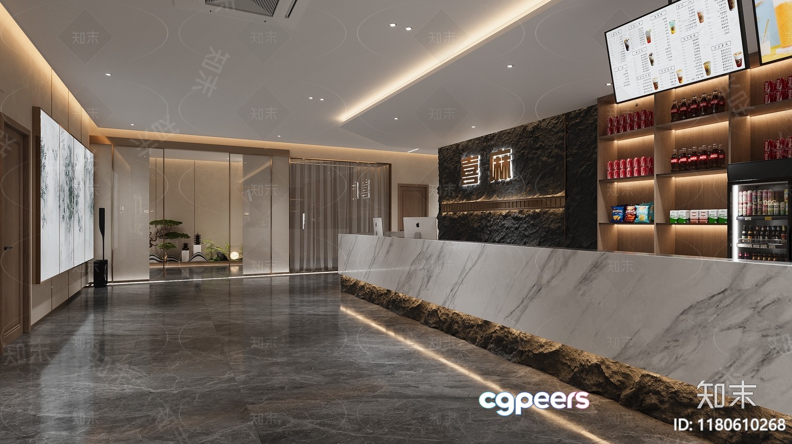 Modern Office Space 3D Model - 12606 - CORONA Render Modern Office Space 3D Model - 12606 - CORONA Render