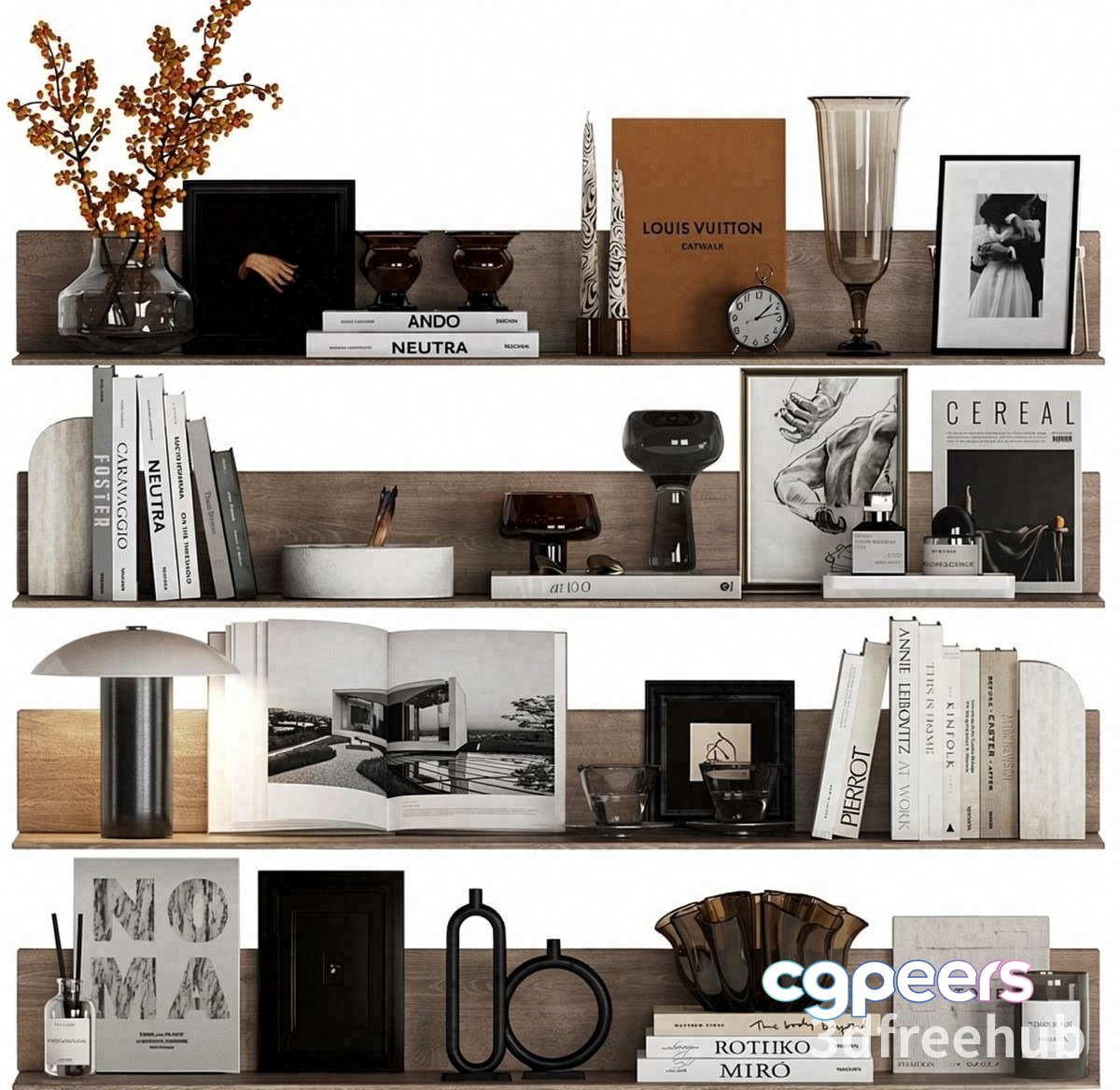 Modern Home Decor 3D Model - 22907 - VRAY Render
