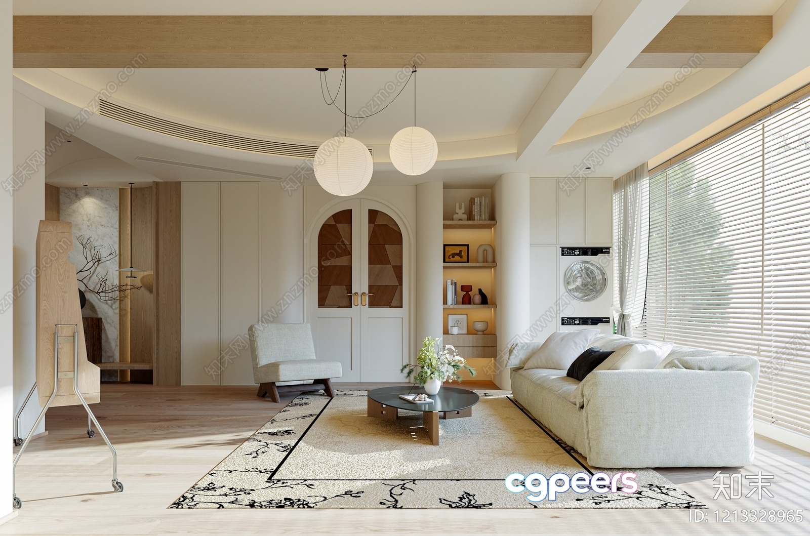 Modern Living Room 3D Model - 12556 - VRAY Render Modern Living Room 3D Model - 12556 - VRAY Render