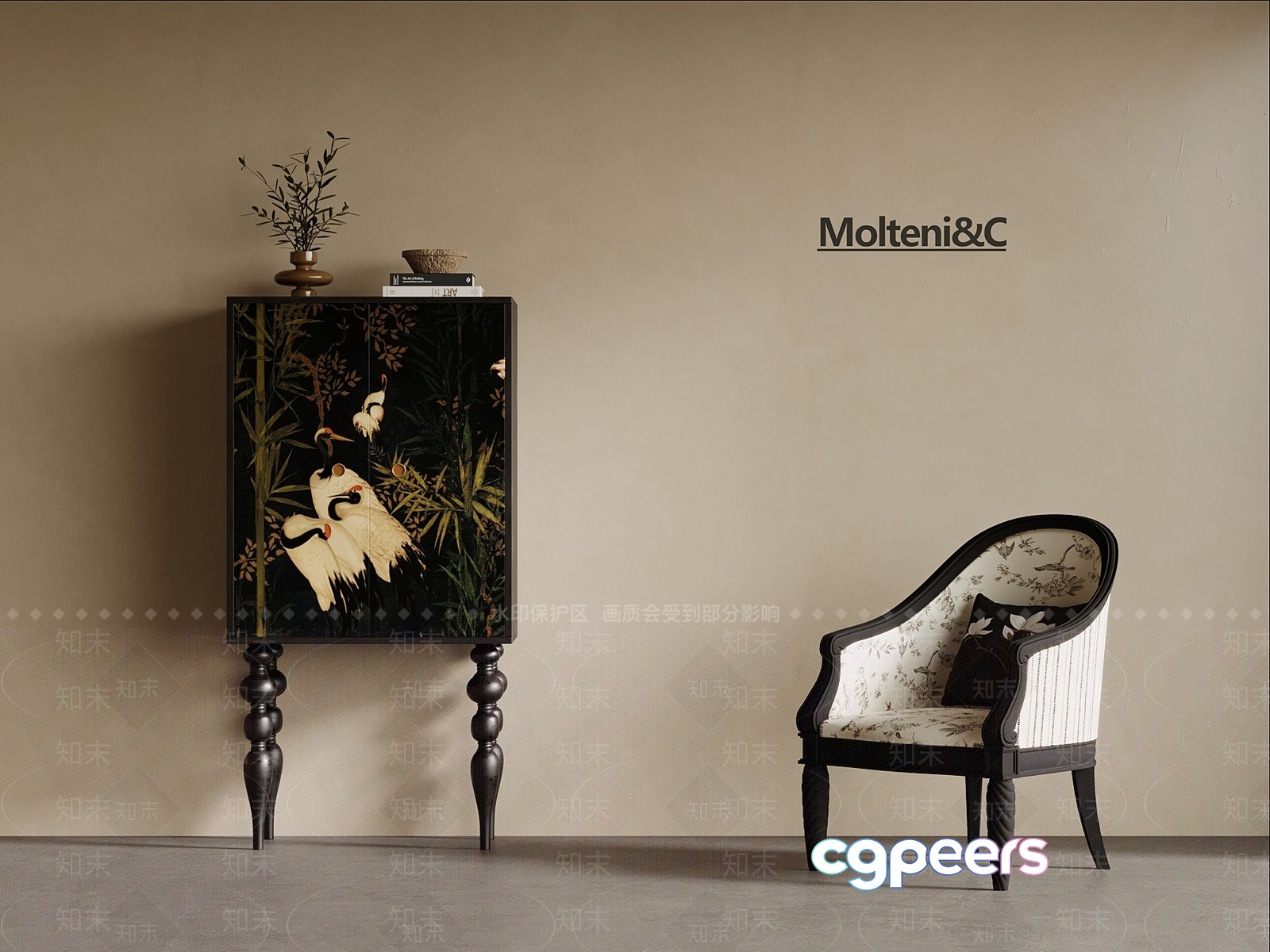 Modern Living Room 3D Model - 3213 - VRAY Render Modern Living Room 3D Model - 3213 - VRAY Render
