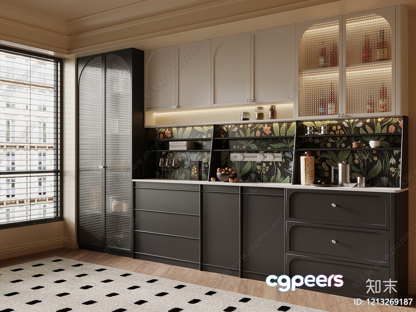Modern Kitchen Design 3D Model - 3597 - VRAY Render Modern Kitchen Design 3D Model - 3597 - VRAY Render