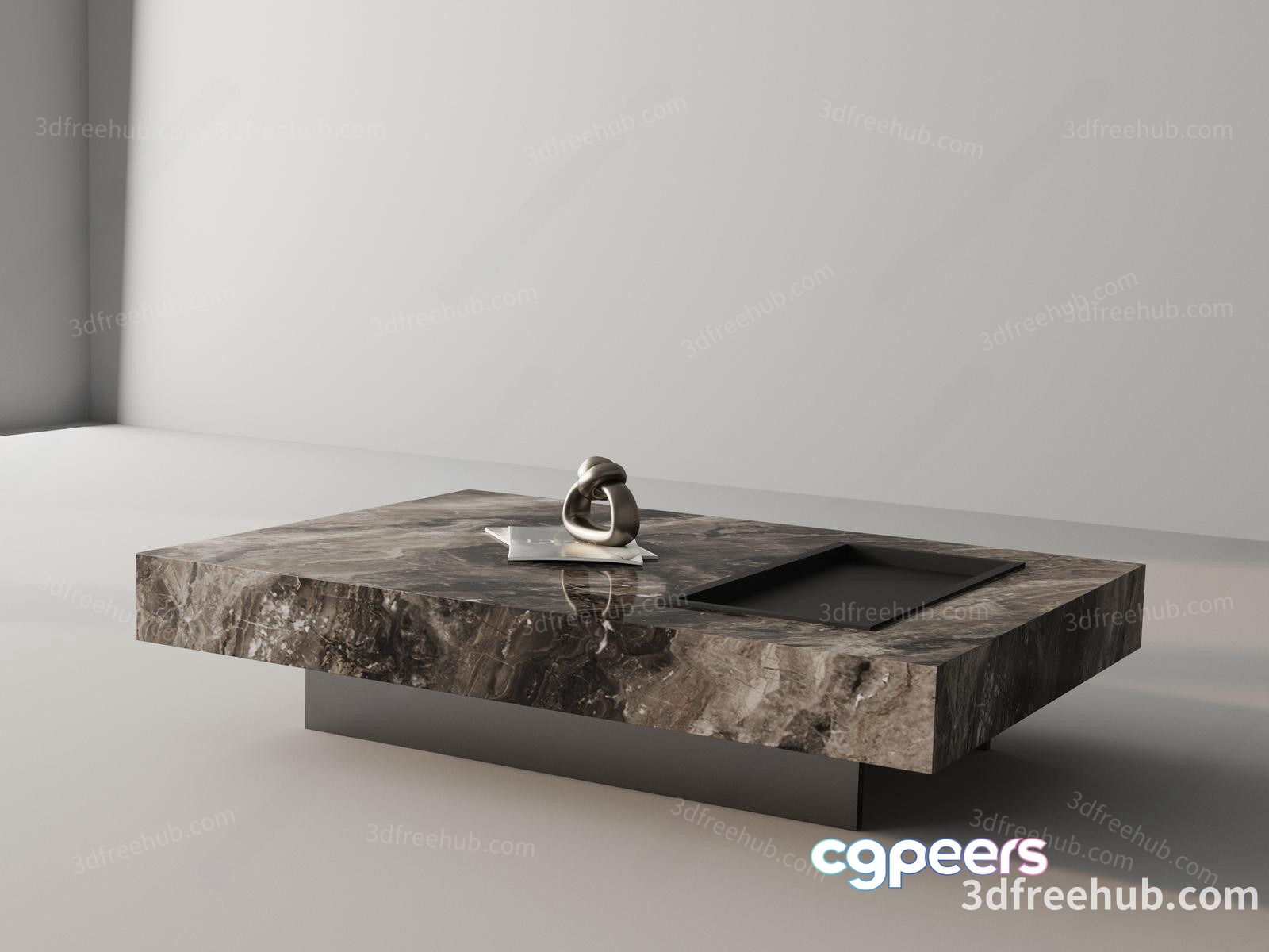 Modern Coffee Table 3D Model - 18584 - VRAY Render