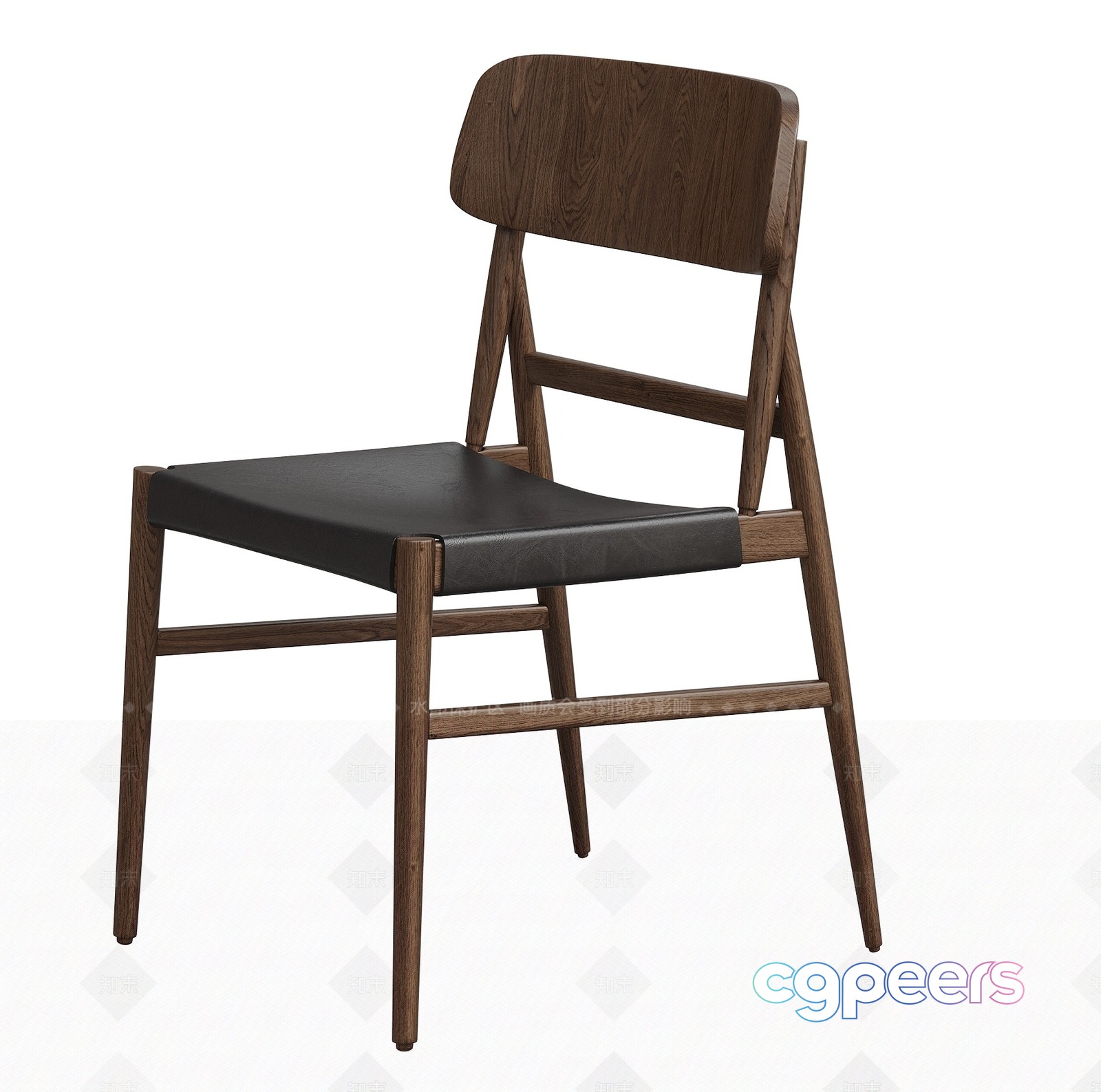 Wooden Folding Chair 3D Model - 7946 - CORONA Render