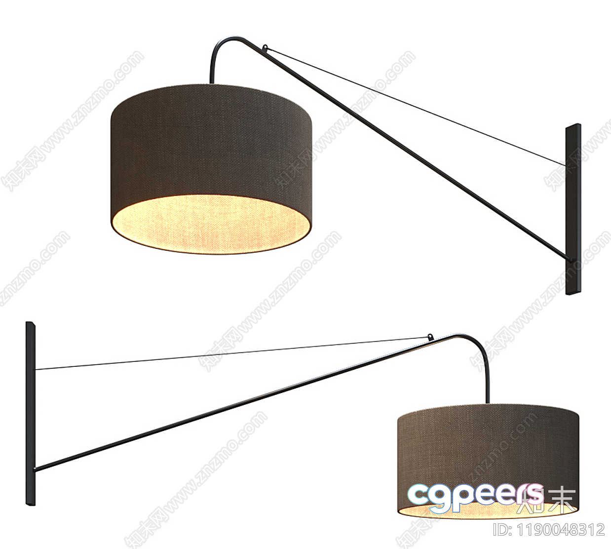 Modern Light Fixture 3D Model - 16284 - VRAY Render