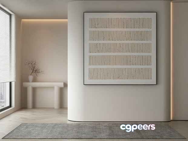 Modern Abstract Art 3D Model - 16285 - VRAY Render Modern Abstract Art 3D Model - 16285 - VRAY Render