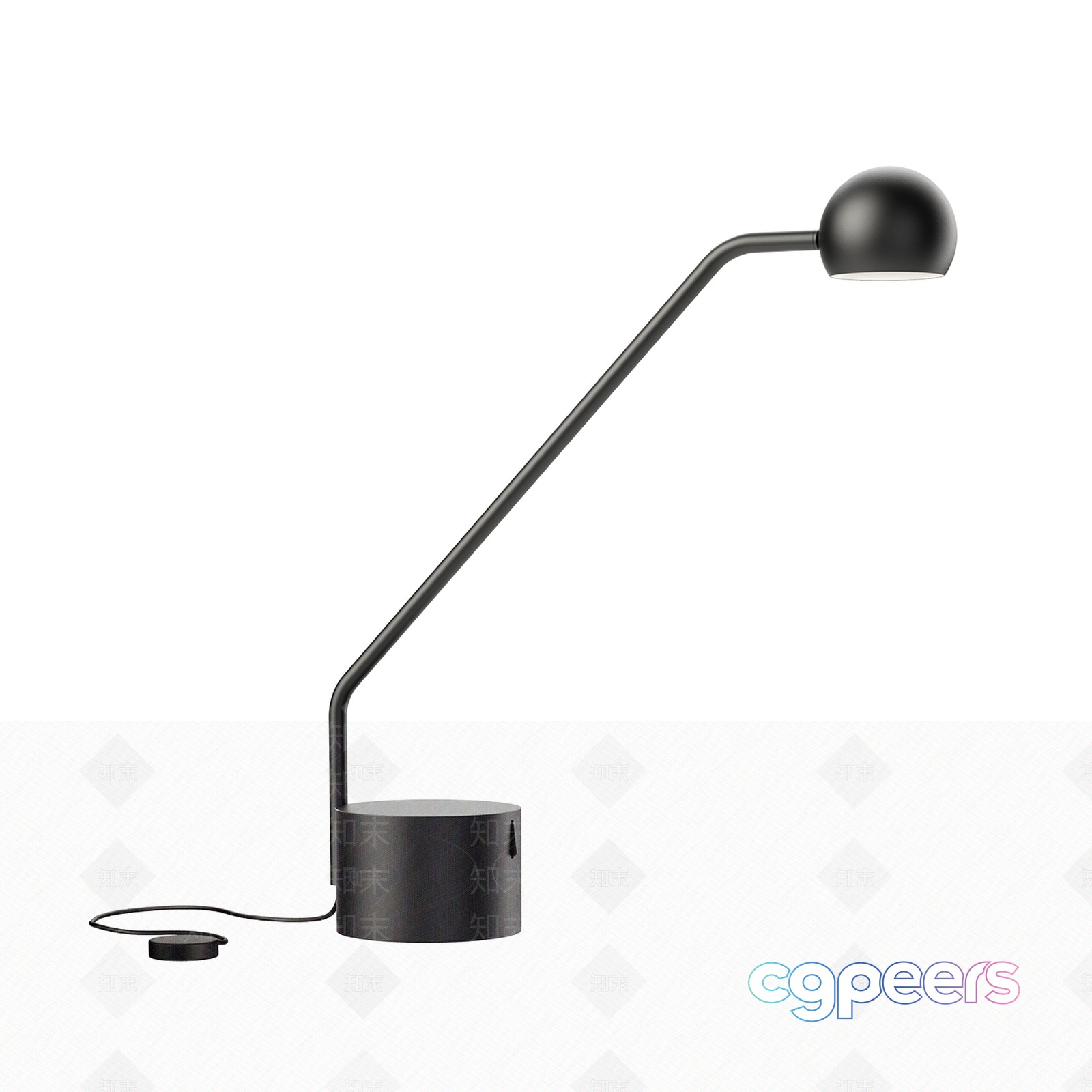Modern Desk Lamp 3D Model - 10900 - VRAY Render
