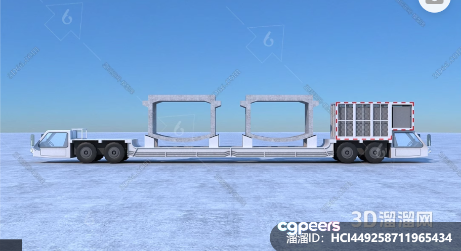 White Wedding Limo 3D Model - 7199 - VRAY Render