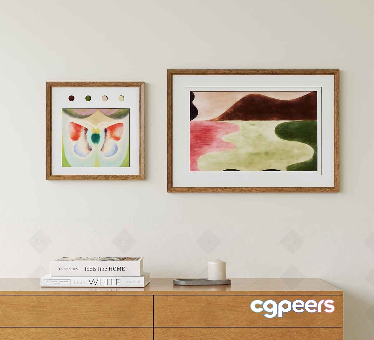 Modern Art Collection 3D Model - 12530 - VRAY Render Modern Art Collection 3D Model - 12530 - VRAY Render