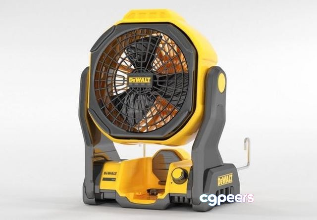 3D Game Assets - DEWALT 20V MAX Cordless Fan for Jobsite 3D Game Assets - DEWALT 20V MAX Cordless Fan for Jobsite