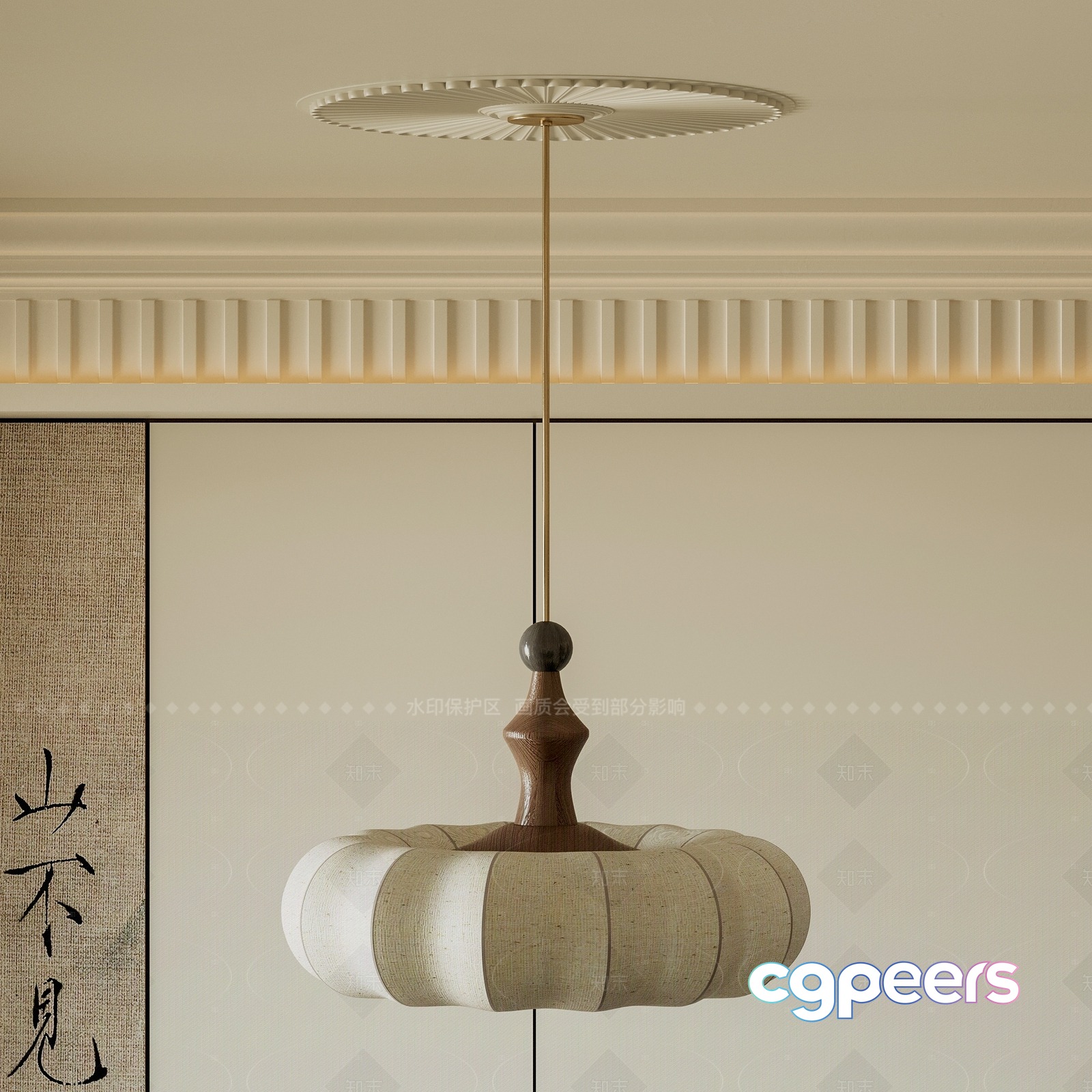 A Light Fixture 3D Model - 21133 - VRAY Render A Light Fixture 3D Model - 21133 - VRAY Render
