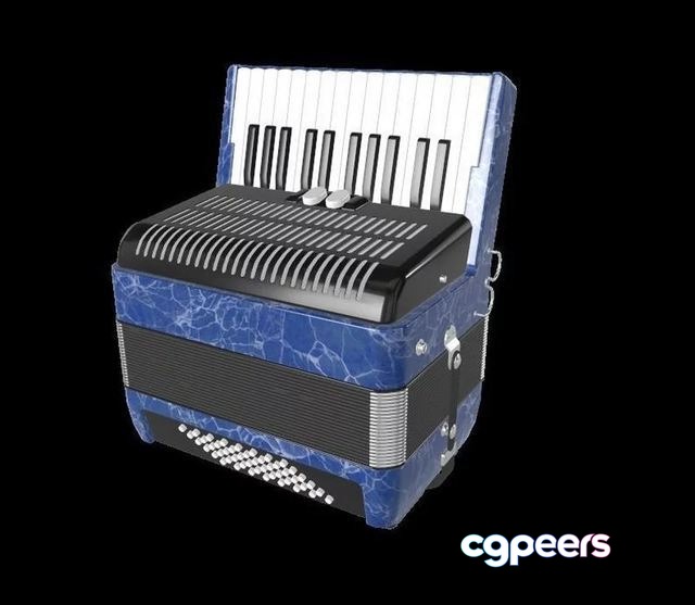 3D Game Assets - Accordion Low-poly 3D Game Assets - Accordion Low-poly