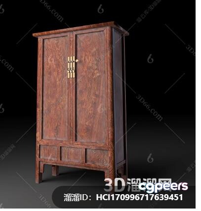 A Wooden Cabinet 3D Model - 17271 - VRAY Render A Wooden Cabinet 3D Model - 17271 - VRAY Render