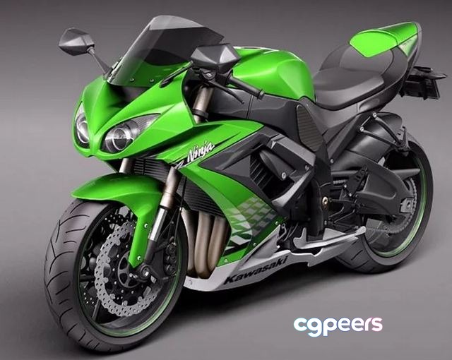 3D Game Assets - Kawasaki Ninja ZX10R 2011 3D Game Assets - Kawasaki Ninja ZX10R 2011
