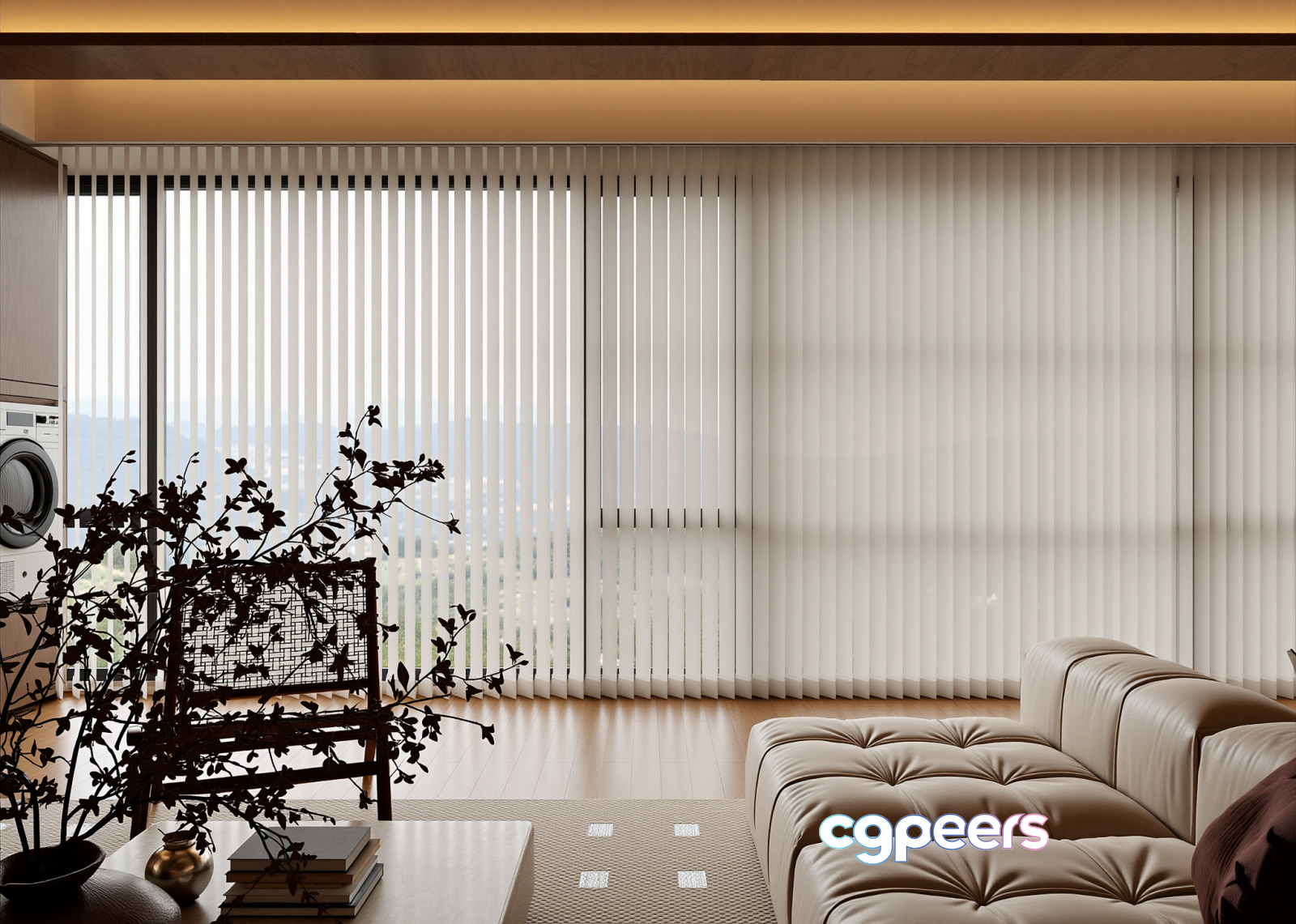 Modern Living Room 3D Model - 15254 - VRAY Render Modern Living Room 3D Model - 15254 - VRAY Render