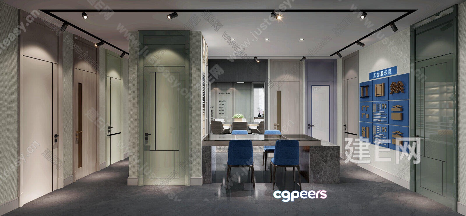 Modern Office Space 3D Model - 2636 - VRAY Render Modern Office Space 3D Model - 2636 - VRAY Render