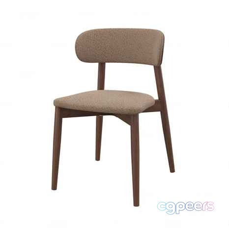 A Wooden Chair 3D Model - 483 - CORONA Render