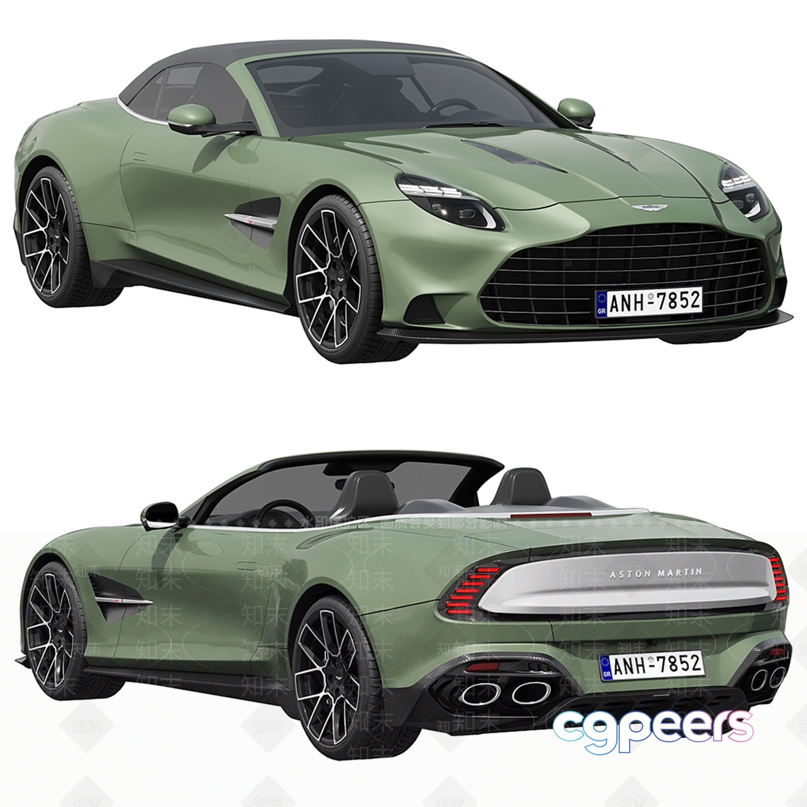 Aston Martin Car 3D Model - 21879 - VRAY Render