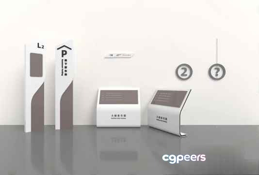 Modern White Display 3D Model - 12394 - VRAY Render Modern White Display 3D Model - 12394 - VRAY Render