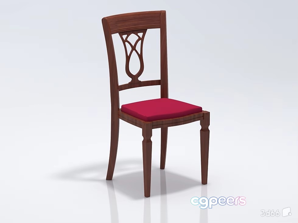 Wooden Dining Chair 3D Model - 22067 - VRAY Render Wooden Dining Chair 3D Model - 22067 - VRAY Render