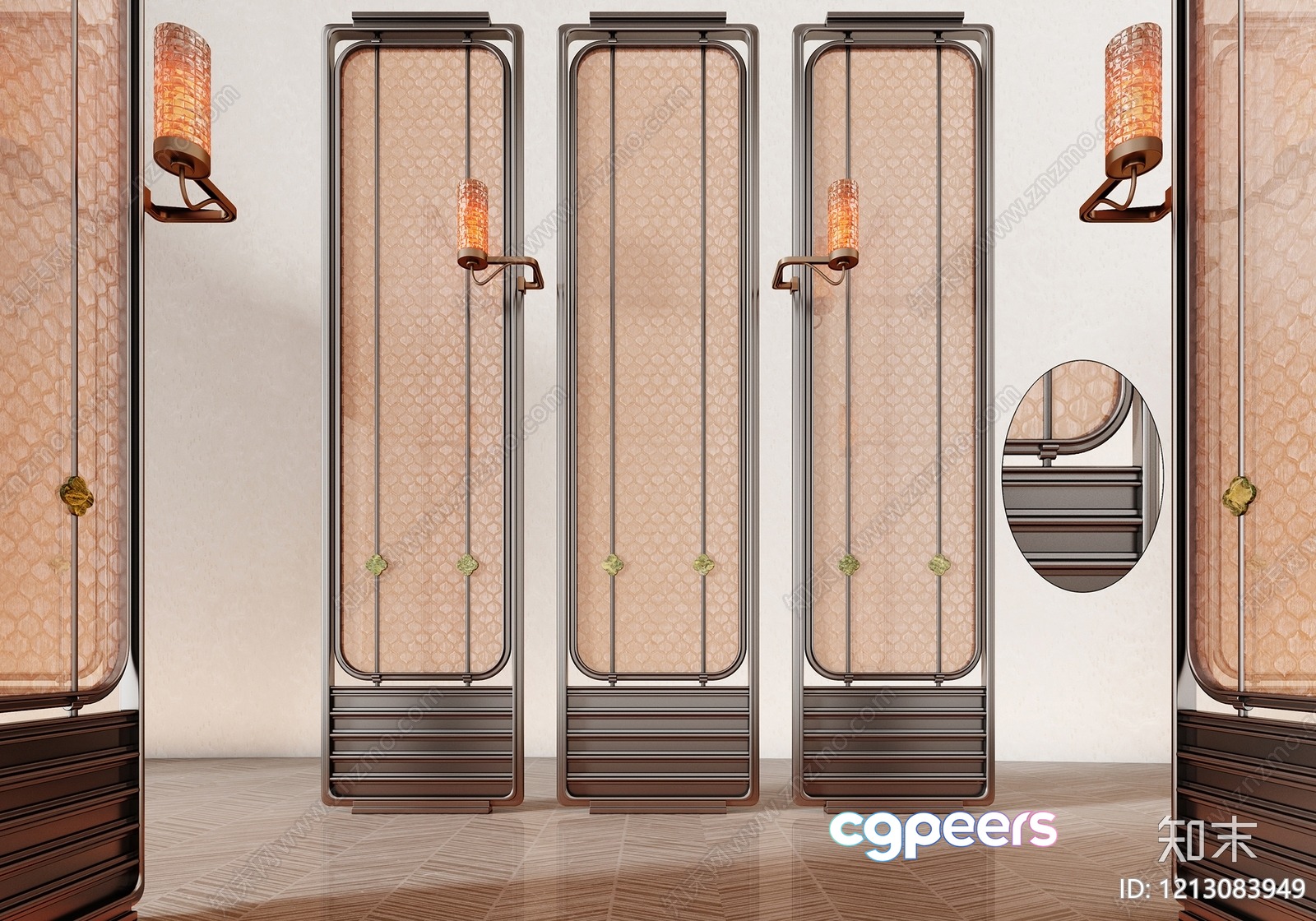 Modern Wall Sconces 3D Model - 4996 - VRAY Render Modern Wall Sconces 3D Model - 4996 - VRAY Render