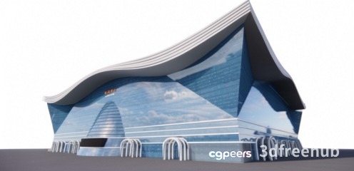 3D Printed Building 3D Model - 3346 - VRAY Render 3D Printed Building 3D Model - 3346 - VRAY Render