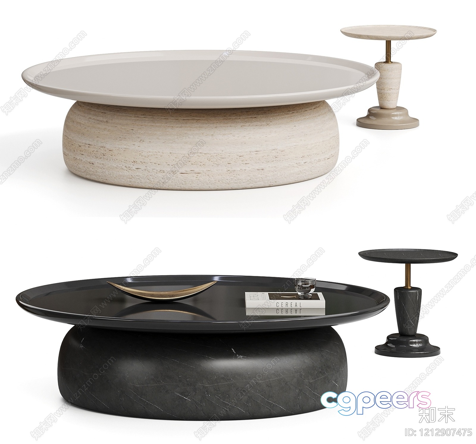 Modern Coffee Table 3D Model - 4799 - VRAY Render