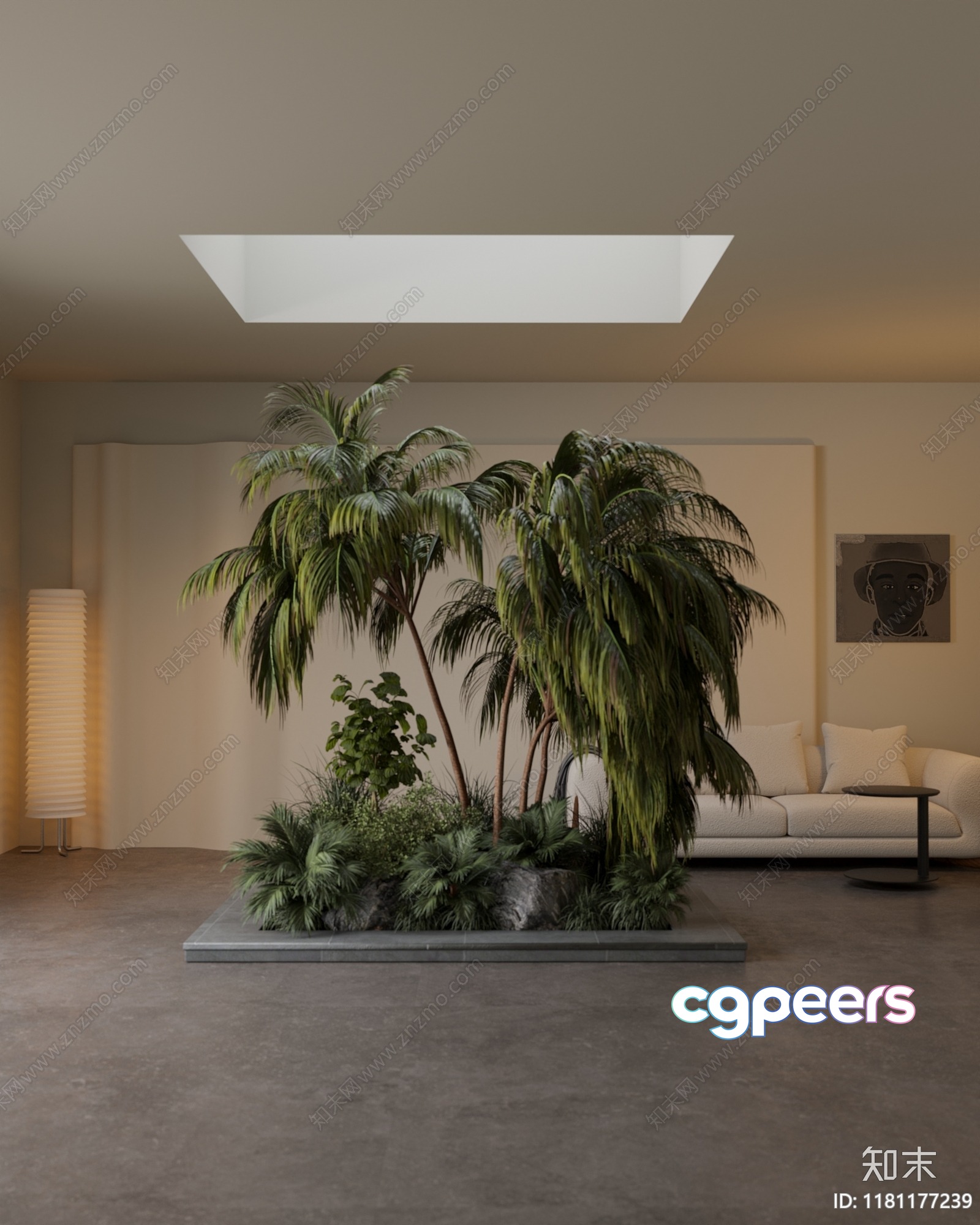 Modern Living Room 3D Model - 16461 - CORONA Render Modern Living Room 3D Model - 16461 - CORONA Render