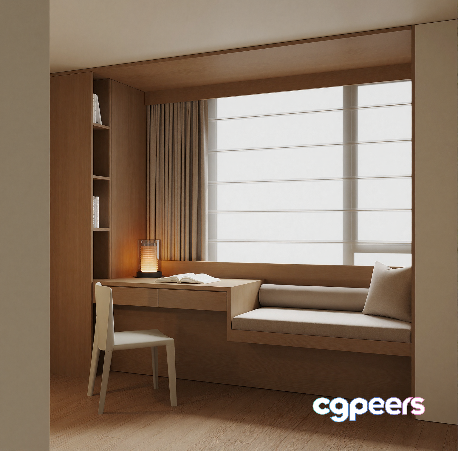Modern Minimalist Room 3D Model - 5115 - VRAY Render