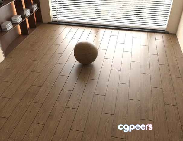 Wooden Floor 3D Model - 7251 - VRAY Render