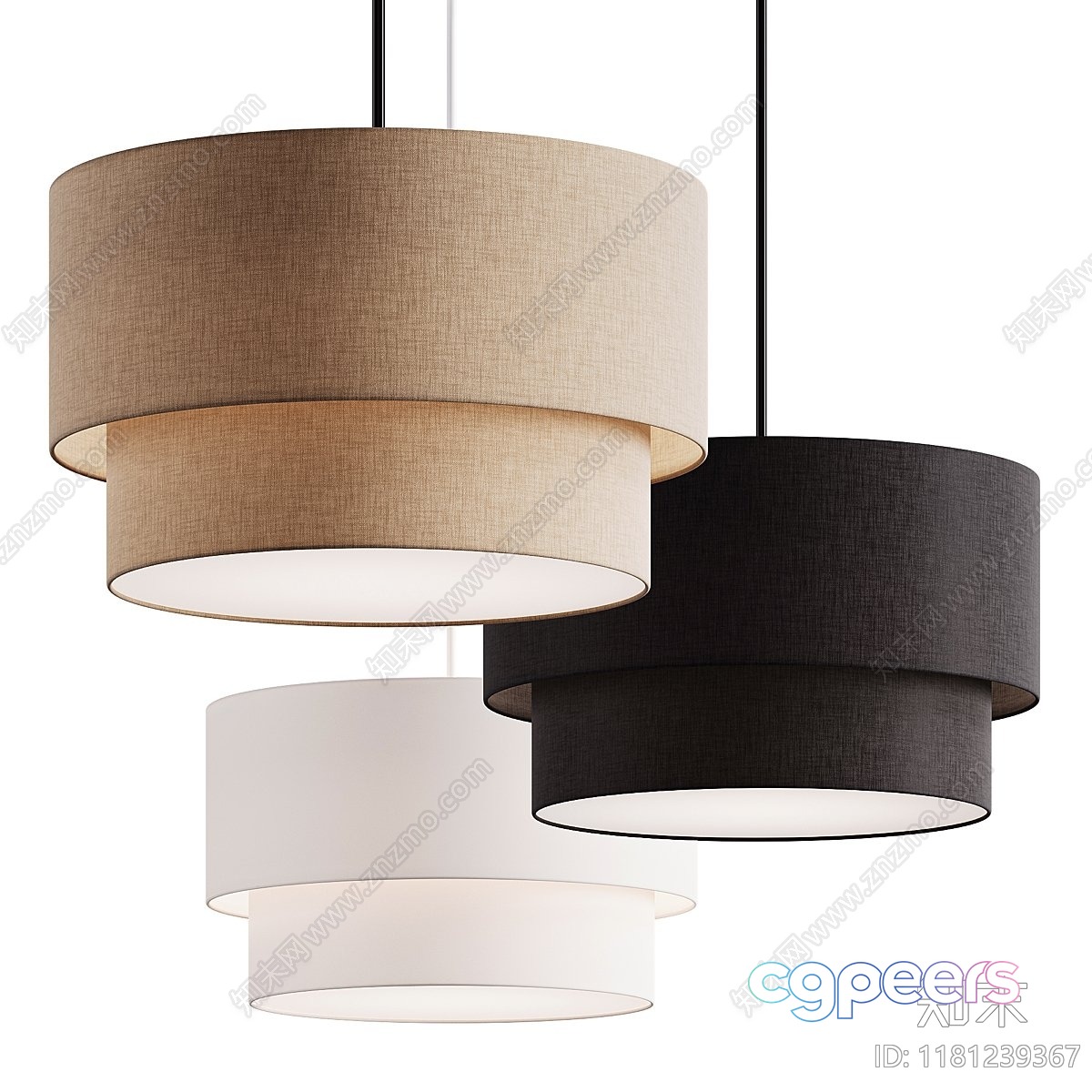 Modern Hanging Lamps 3D Model - 484 - CORONA Render Modern Hanging Lamps 3D Model - 484 - CORONA Render
