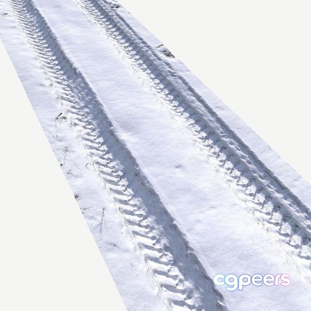 3D Game Assets - Trail in the snow1 3D Game Assets - Trail in the snow1