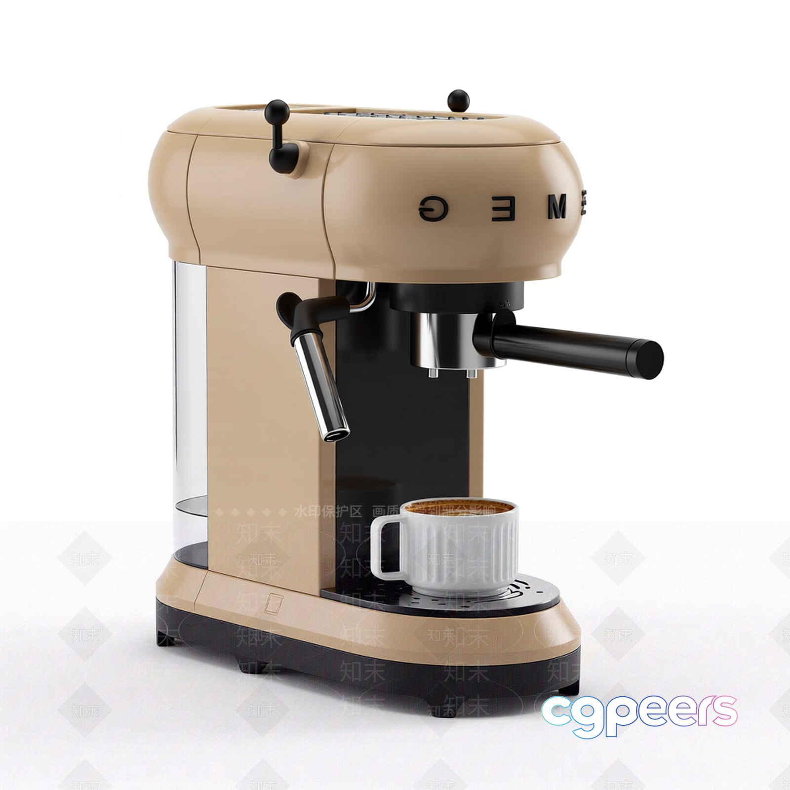 A Coffee Machine 3D Model - 18666 - VRAY Render