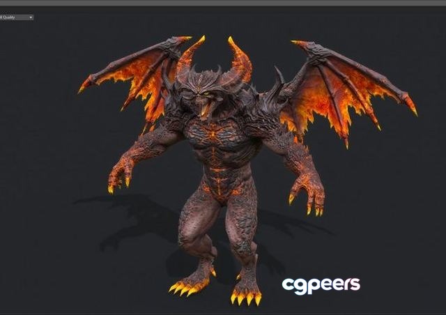 3D Game Assets - Devil Low-poly 3D Game Assets - Devil Low-poly