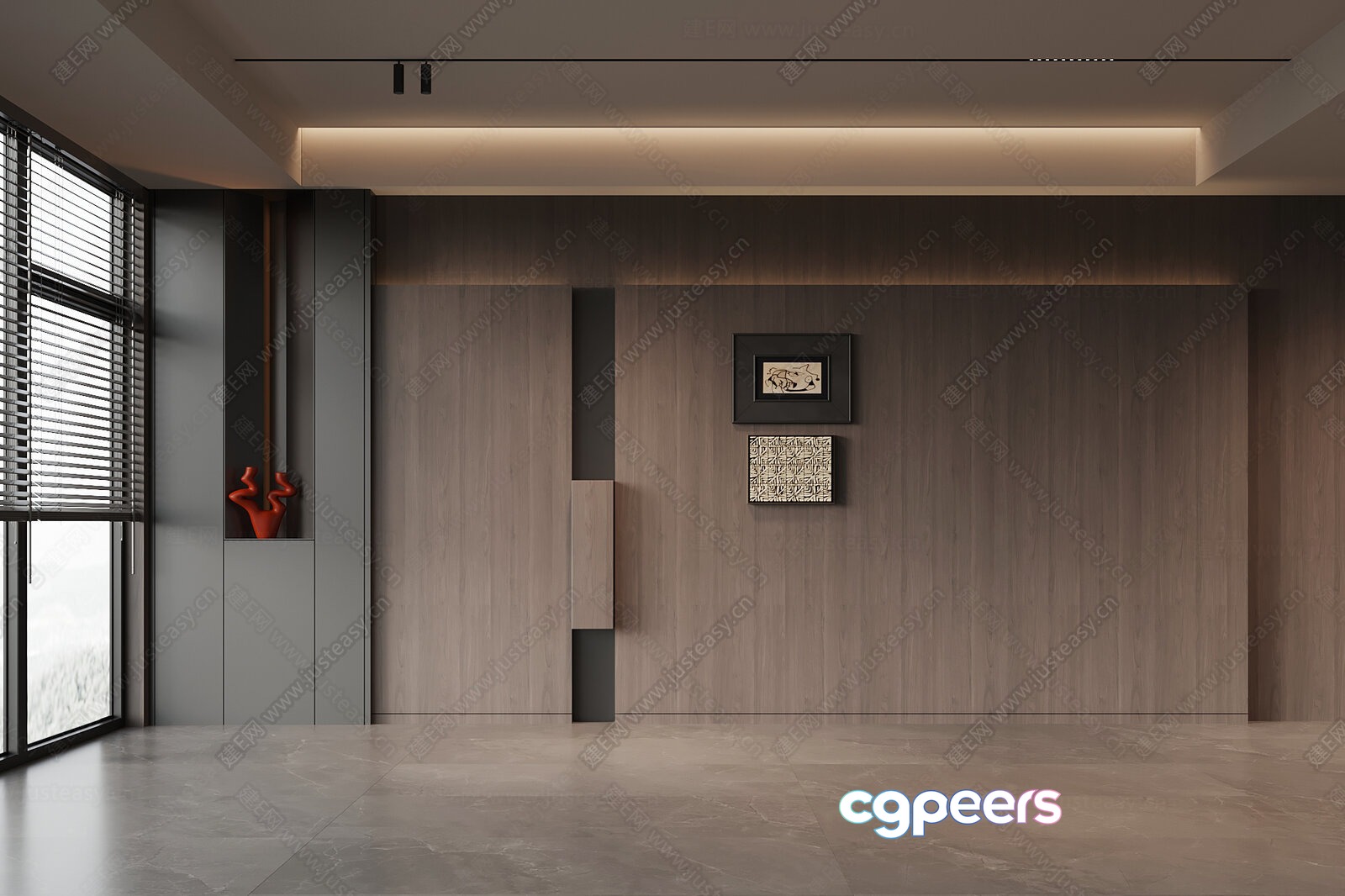 Modern Interior Space 3D Model - 18247 - VRAY Render