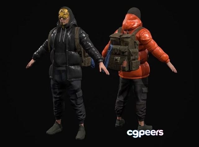 3D Game Assets - Cyberpunk Robot Mecha Character - Male Low-poly 3D Game Assets - Cyberpunk Robot Mecha Character - Male Low-poly