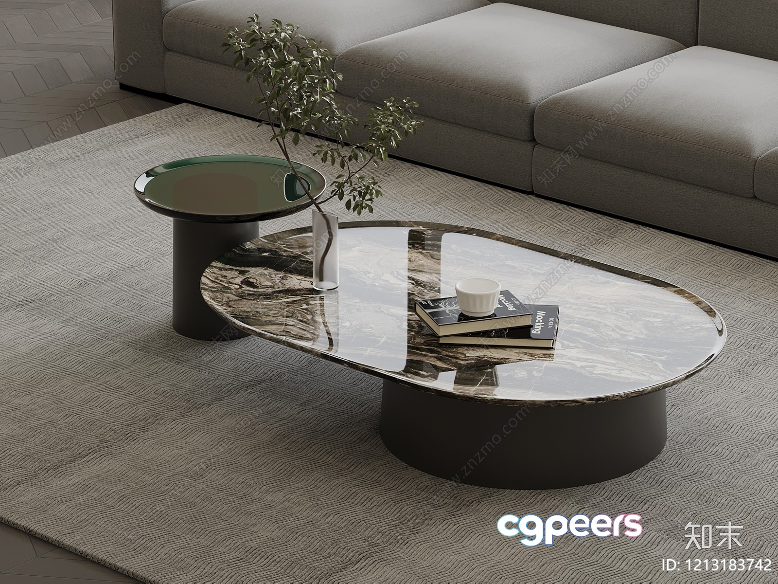 Modern Living Room 3D Model - 15497 - VRAY Render Modern Living Room 3D Model - 15497 - VRAY Render