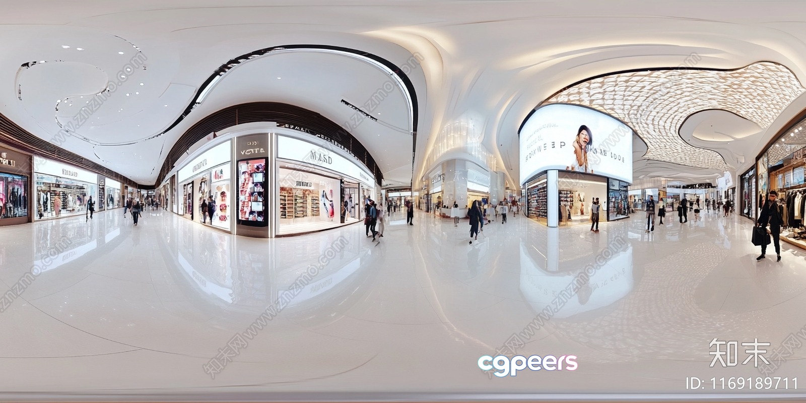 Modern Shopping Mall 3D Model - 3364 - VRAY Render Modern Shopping Mall 3D Model - 3364 - VRAY Render