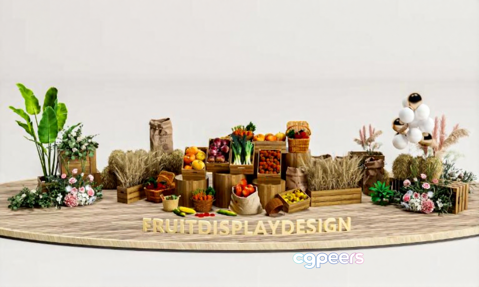 Fruit Display Design 3D Model - 16546 - VRAY Render Fruit Display Design 3D Model - 16546 - VRAY Render