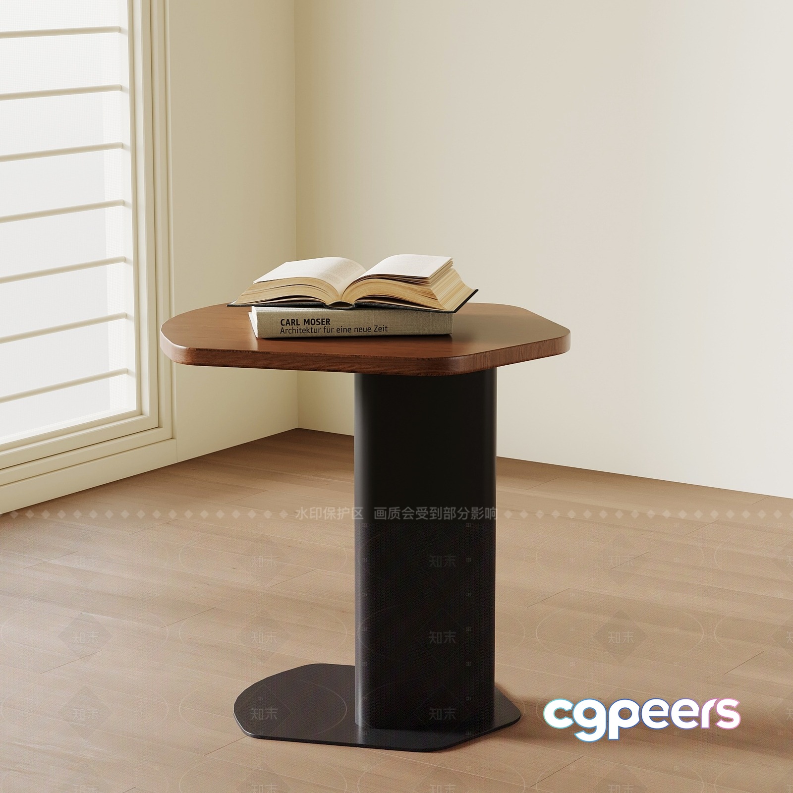 Modern Wooden Table 3D Model - 12528 - VRAY Render