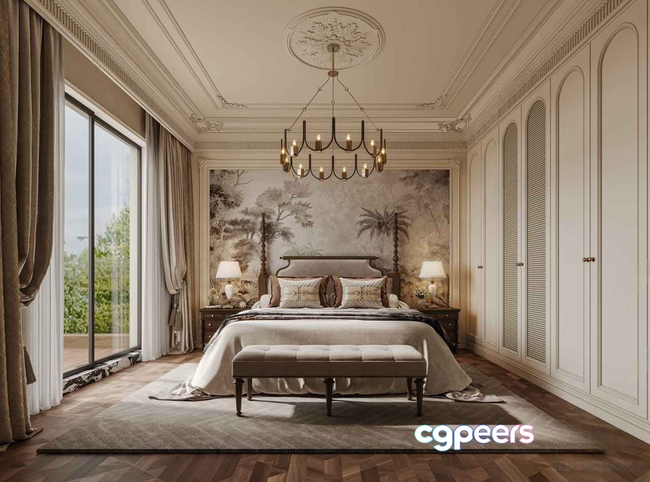 Cozy Bedroom 3D Model - 12505 - VRAY Render Cozy Bedroom 3D Model - 12505 - VRAY Render