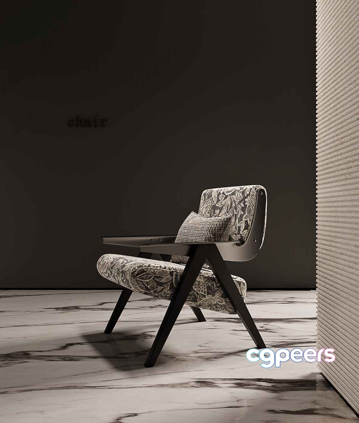 Modern Wooden Chair 3D Model - 9074 - VRAY Render Modern Wooden Chair 3D Model - 9074 - VRAY Render