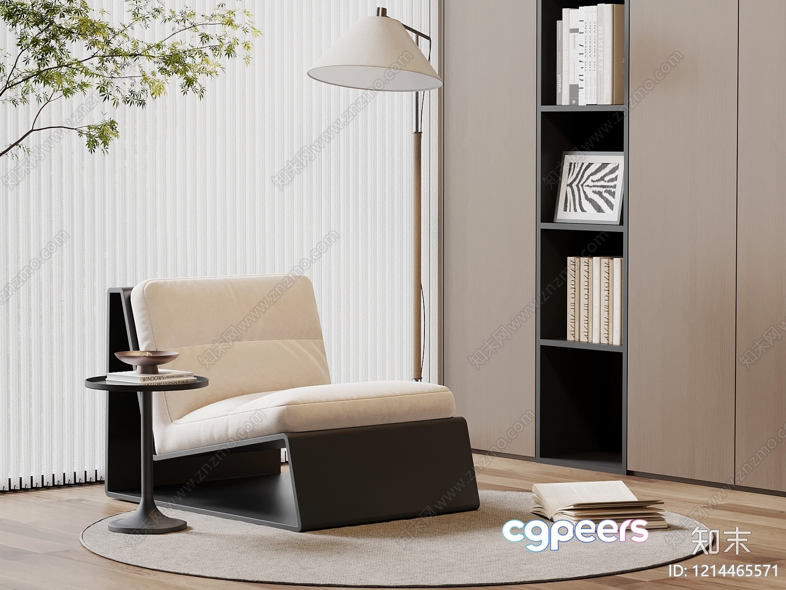 Modern Minimalist Decor 3D Model - 16521 - VRAY Render