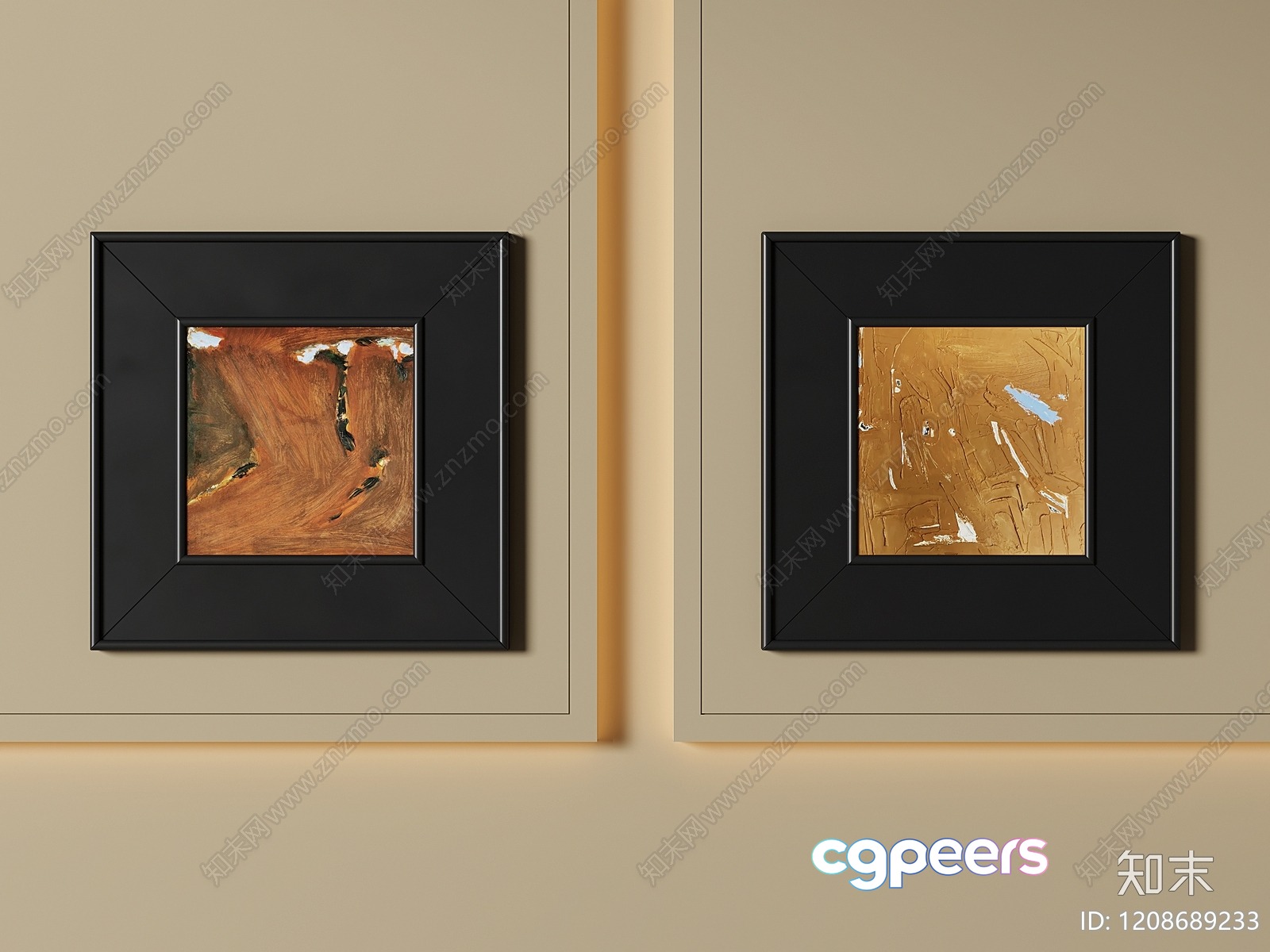 Abstract Art Pieces 3D Model - 215 - VRAY Render Abstract Art Pieces 3D Model - 215 - VRAY Render