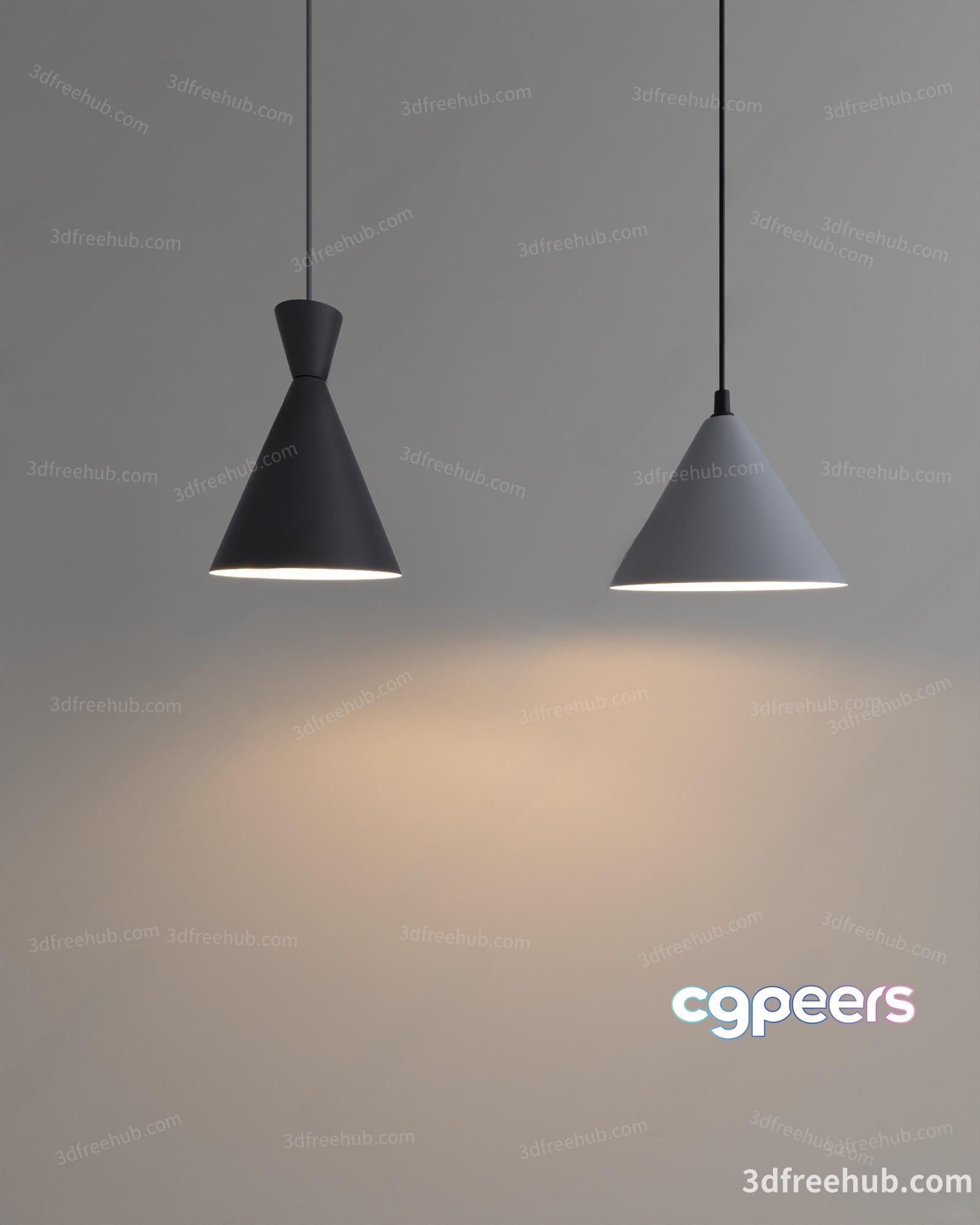 Modern Light Fixtures 3D Model - 20510 - VRAY Render
