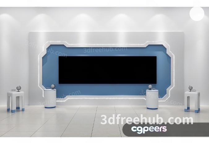 Modern 3D Display 3D Model - 20951 - VRAY Render