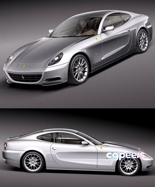 3D Game Assets - Ferrari 612 Scaglietti 3D Game Assets - Ferrari 612 Scaglietti