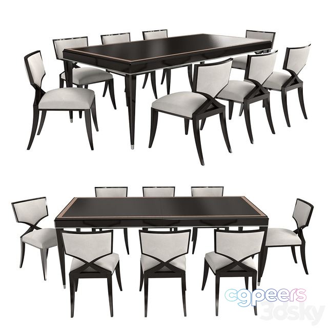 3ds Max Free - Caracole Classic Full score table first chair 3ds Max Free - Caracole Classic Full score table first chair