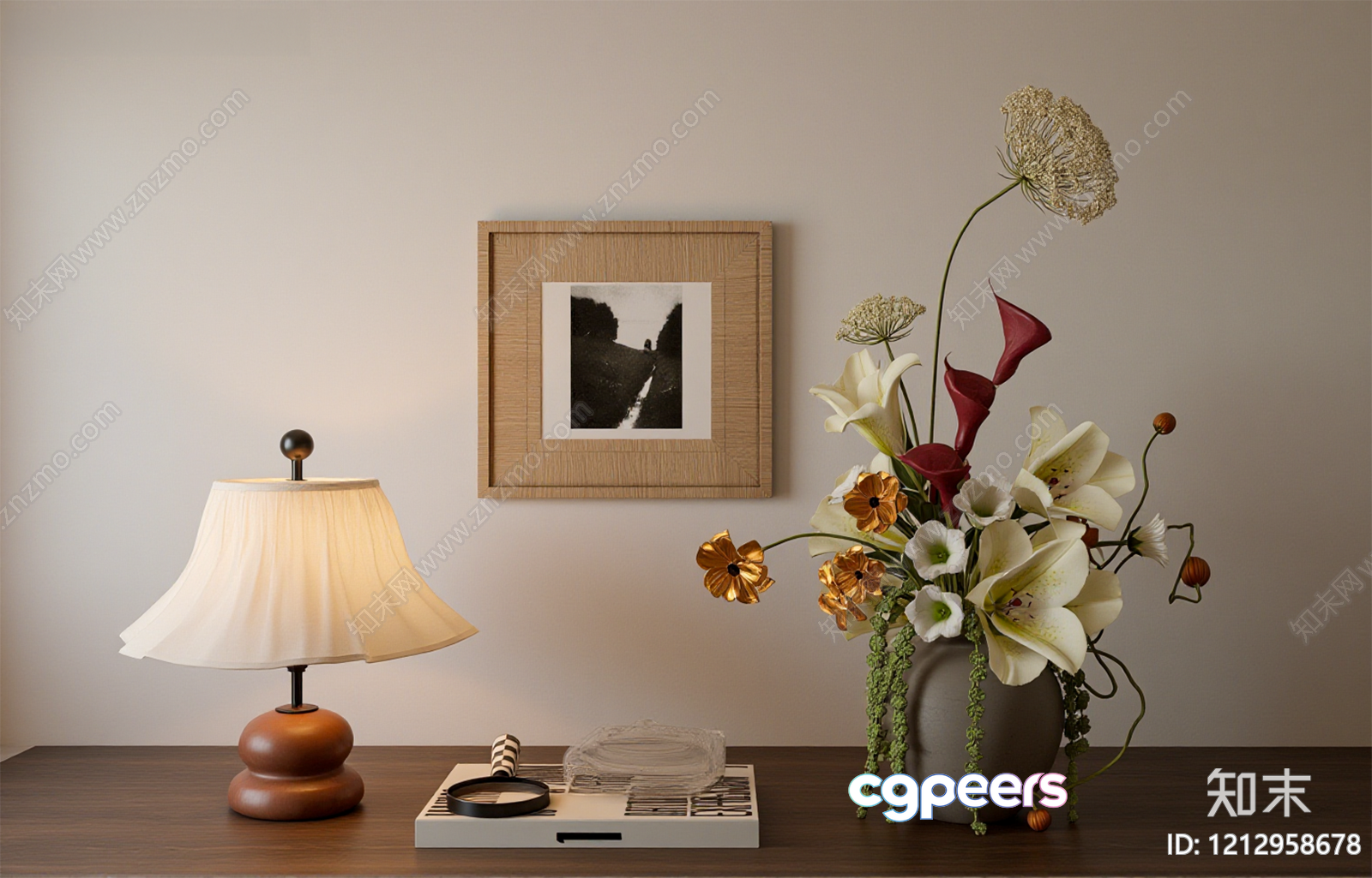Modern Home Decor 3D Model - 19061 - VRAY Render Modern Home Decor 3D Model - 19061 - VRAY Render