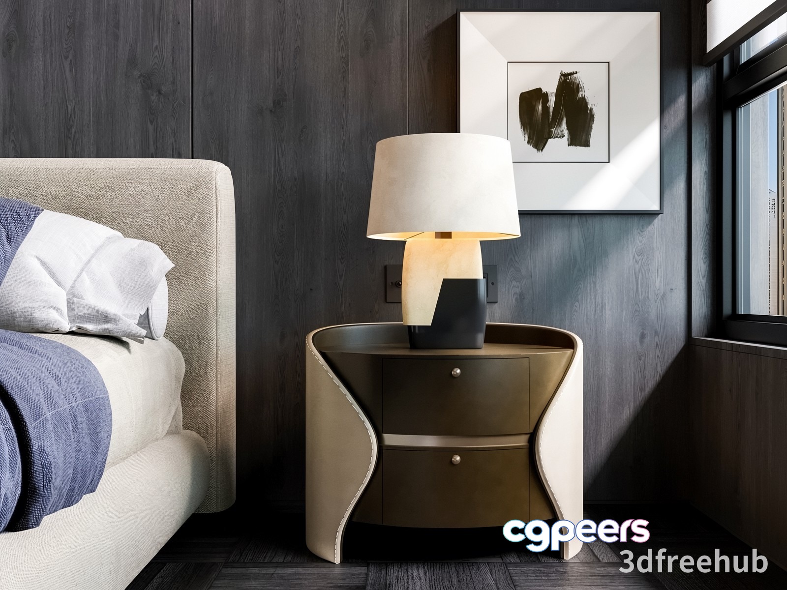Cozy Bedroom 3D Model - 20538 - VRAY Render