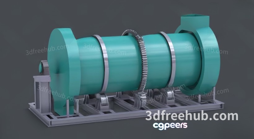 A 3D Model Of A Pipe System 3D Model - 19974 - VRAY Render